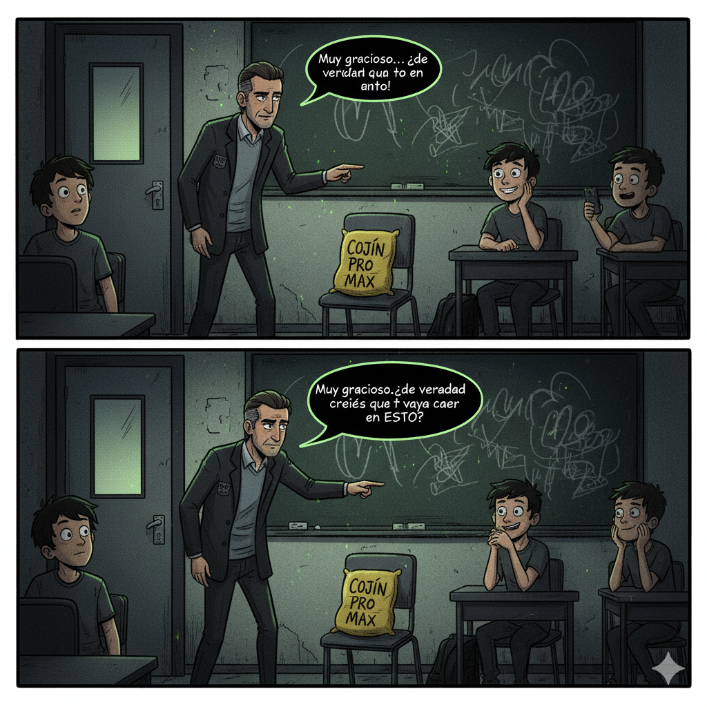 Prota colocando cojín en la silla