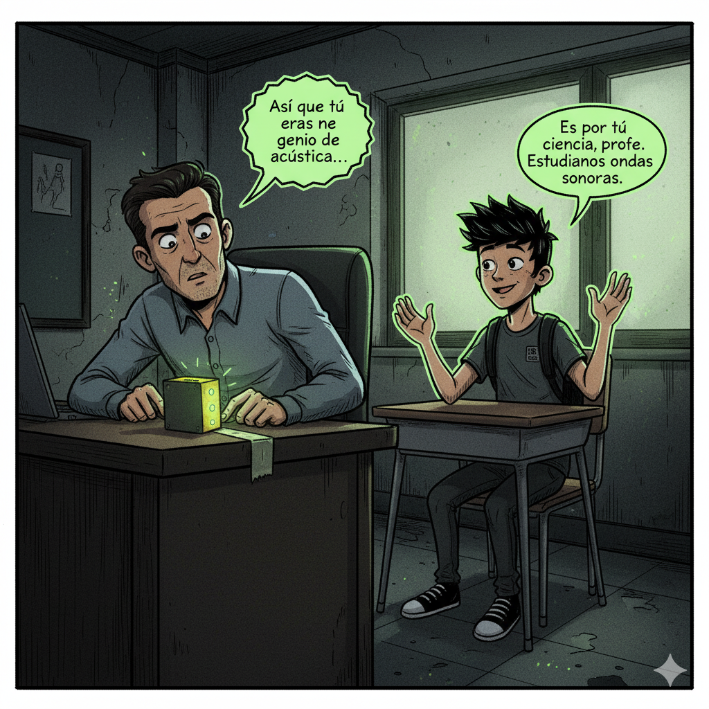 Profe descubre la caja