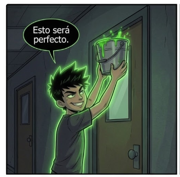 Preparando la trampa de slime